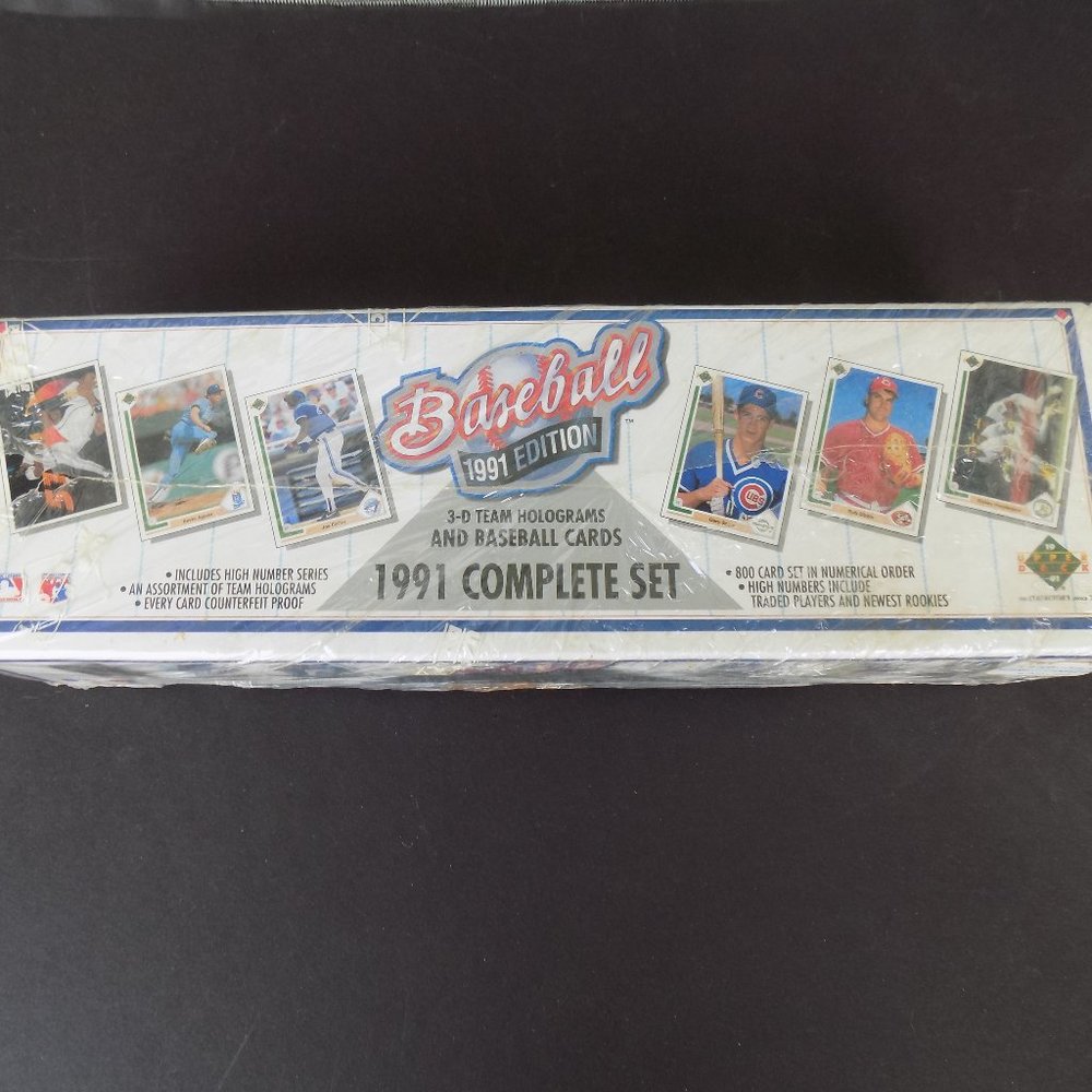 1991 UPPERDECK BASEBALL COMPLETE FACTORY SEALED SET